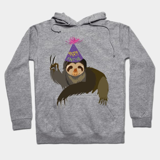 Party sloth Hoodie by Shadowsantos